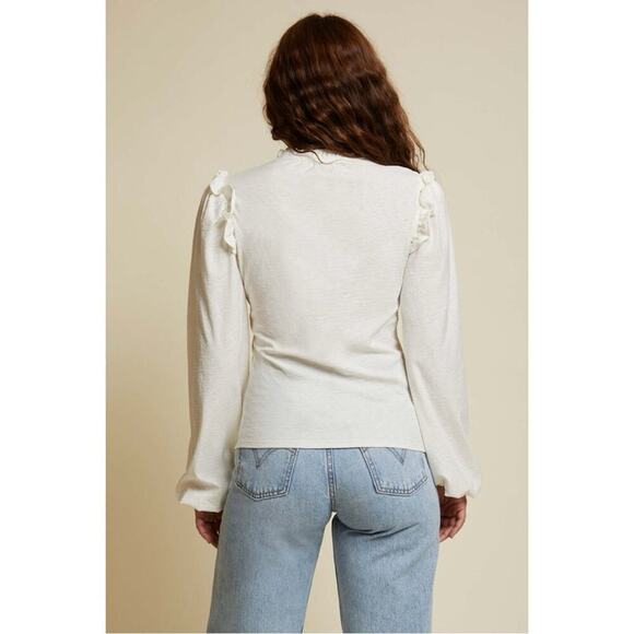 Nation LTD Quintana Yoked Top Sz M - Picture 3 of 12